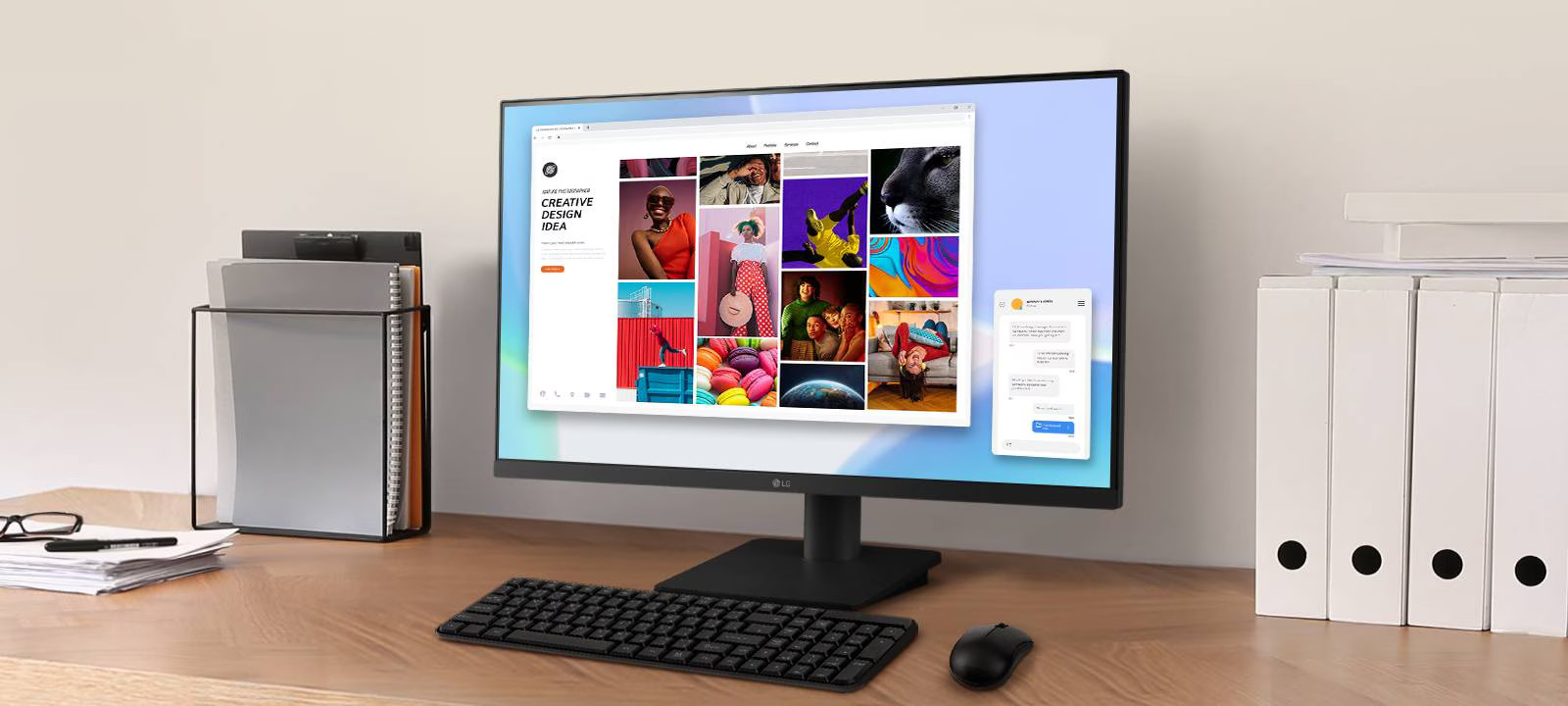 LG 27” IPS Full HD Monitor