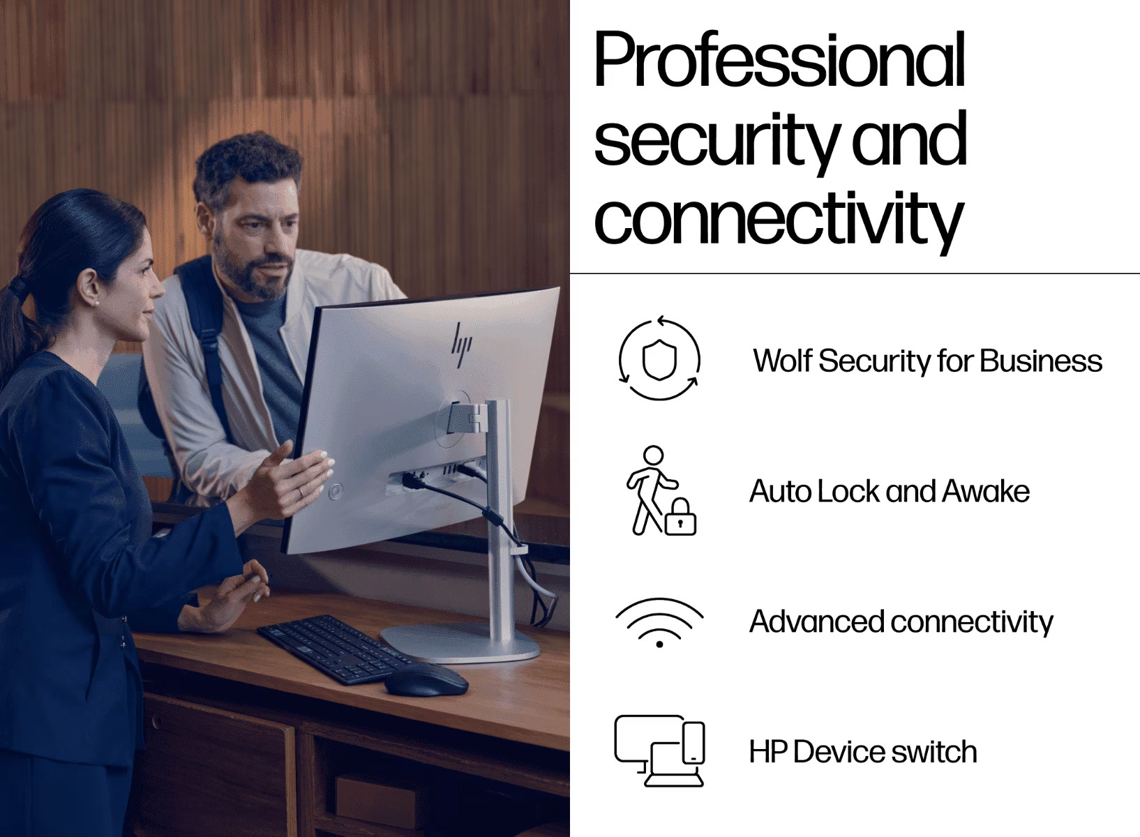 HP EliteStudio 8 All-in-One G1i 23.8 inch Desktop AI PC security