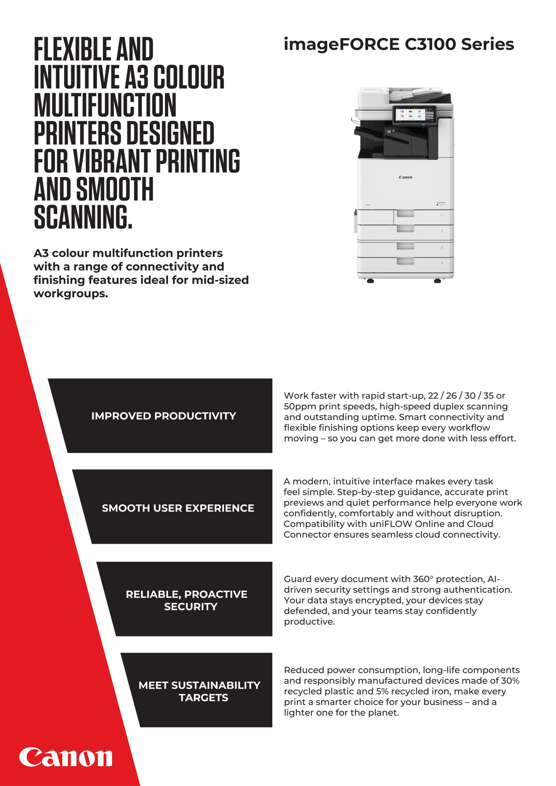 Canon imageFORCE C3126 brochure