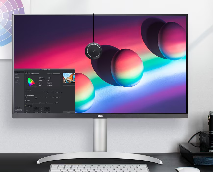 LG Color Calibrated Monitor 27UP850K-W